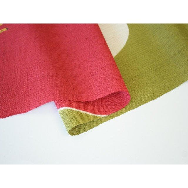 福猫　赤富士十二支　　職人が創る本物志向のれん麻100％の高級品です！