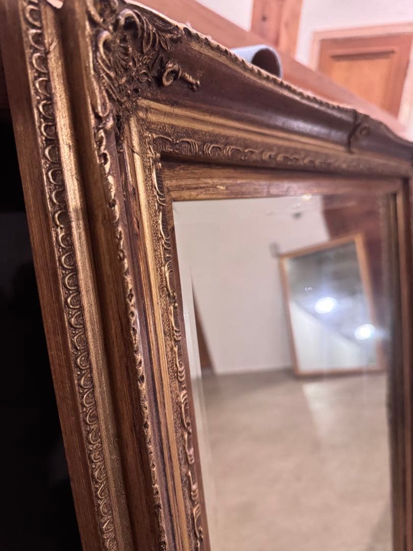 アンティークミラー　ビンテージミラー　アンティーク鏡　大型鏡　姿見