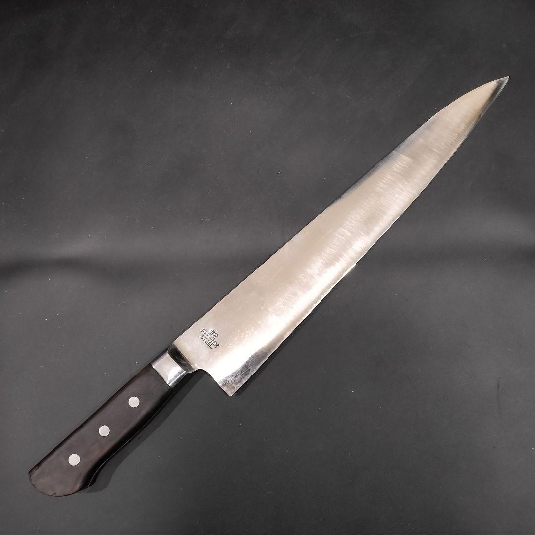 日本橋 木屋 (井筒木) 牛刀 国産炭素鋼 包丁 No.3 30cm 研ぎ済み