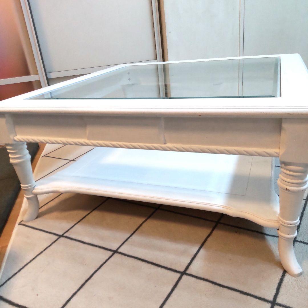 ガラスセンターテーブル カントリーコーナCountry Corner