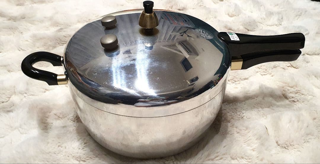 長岡式 平和アルミ製作所 ヘイフ 圧力鍋 PC-60A 太陽の家 6.0L