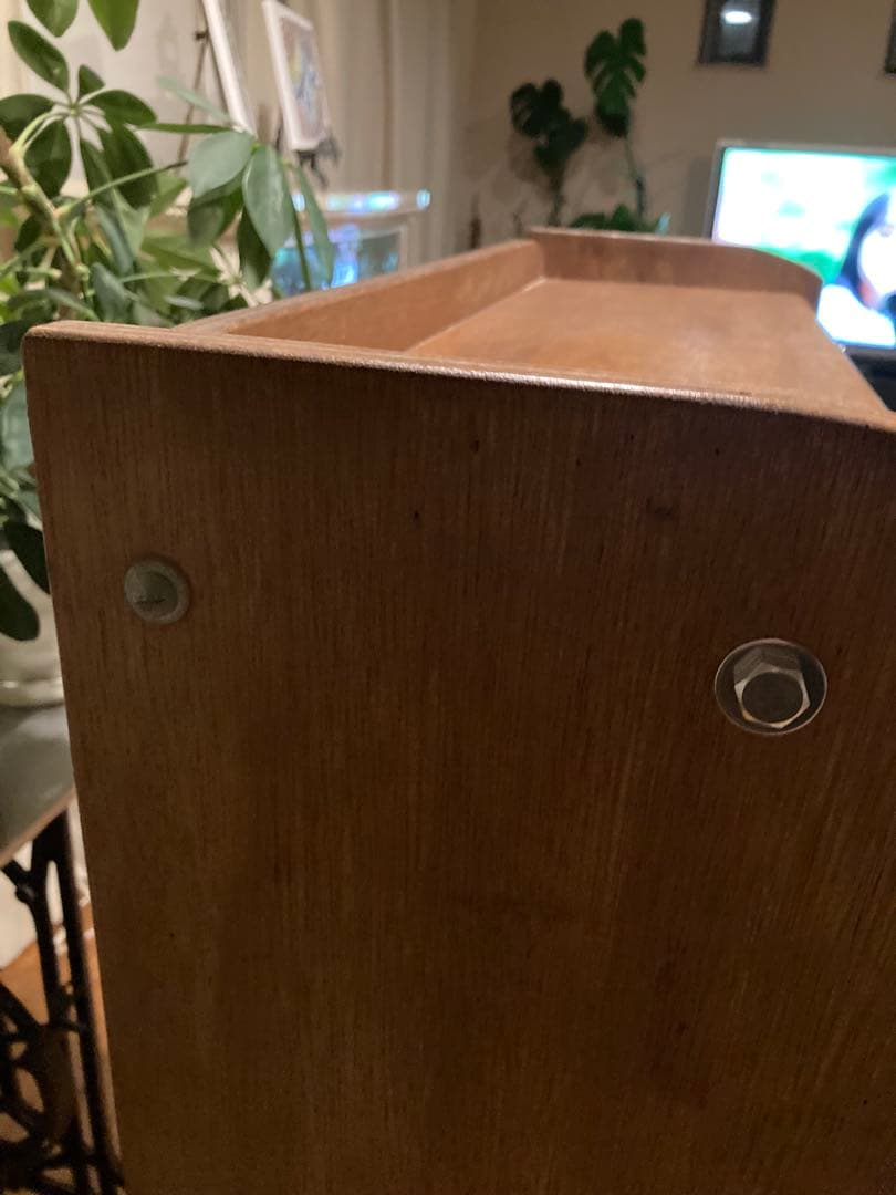 昭和レトロ　木製本棚　中棚5段