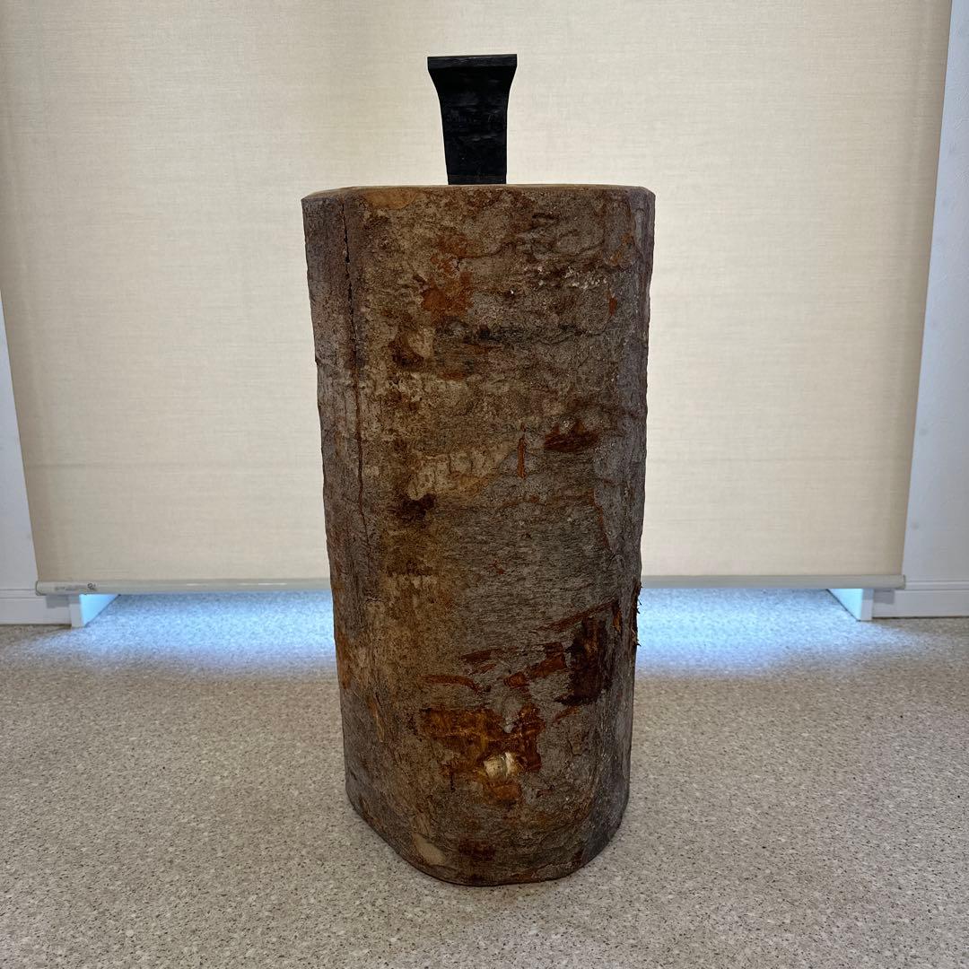 彫金用木台(金床付き)