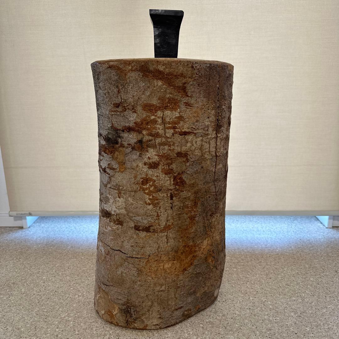 彫金用木台(金床付き)