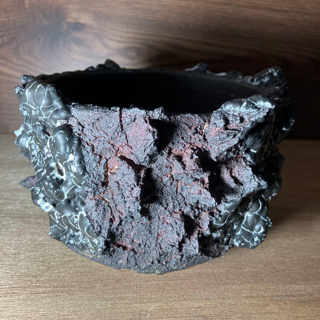 未使用】作家鉢 GODZILLA 鉢 BLACK AND WHITE - メルカリ