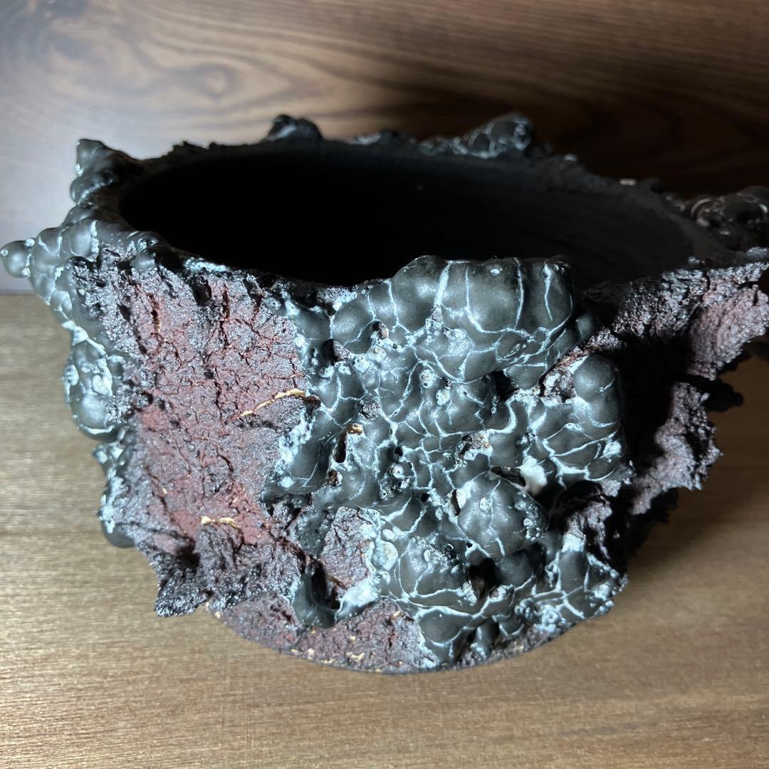 未使用】作家鉢 GODZILLA 鉢 BLACK AND WHITE - メルカリ