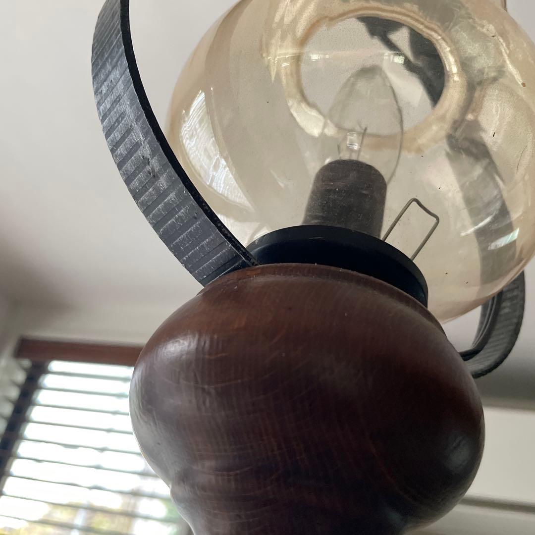 フランスアンティークペンダントライト ガラスシェード 引掛シーリング