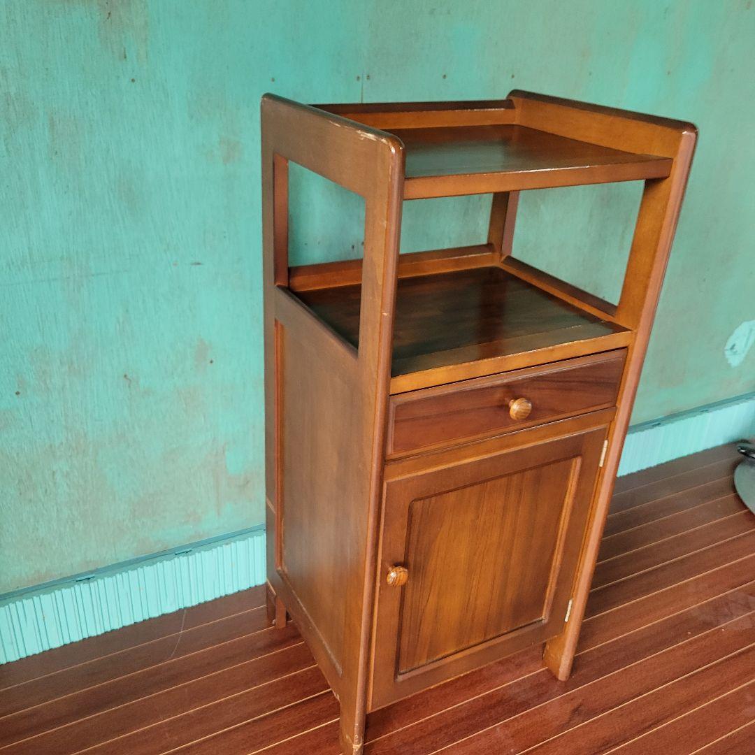 GMGS280 karimoku カリモク 電話台 TEL台 花台 木製 飾り台