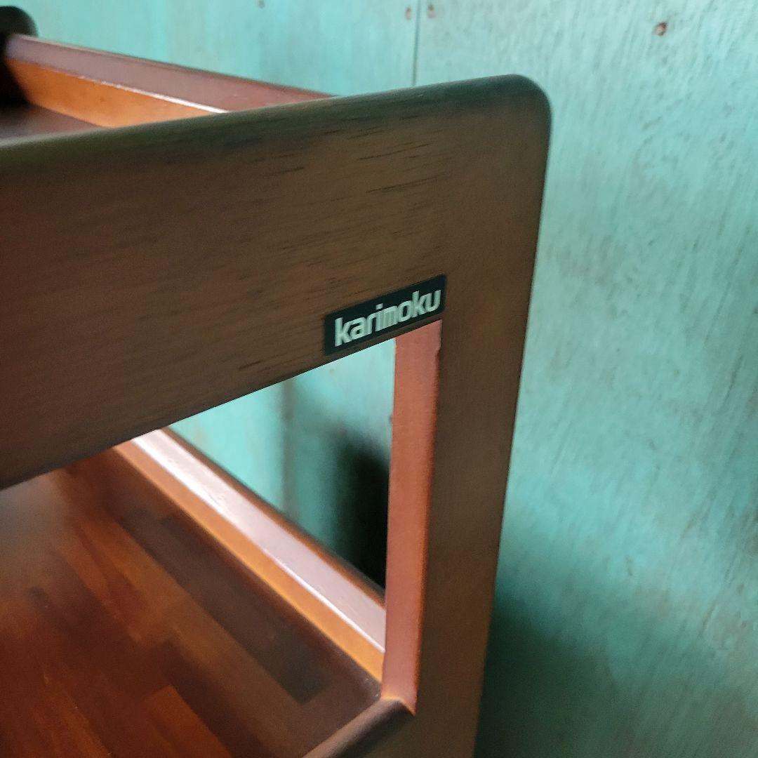 GMGS280 karimoku カリモク 電話台 TEL台 花台 木製 飾り台