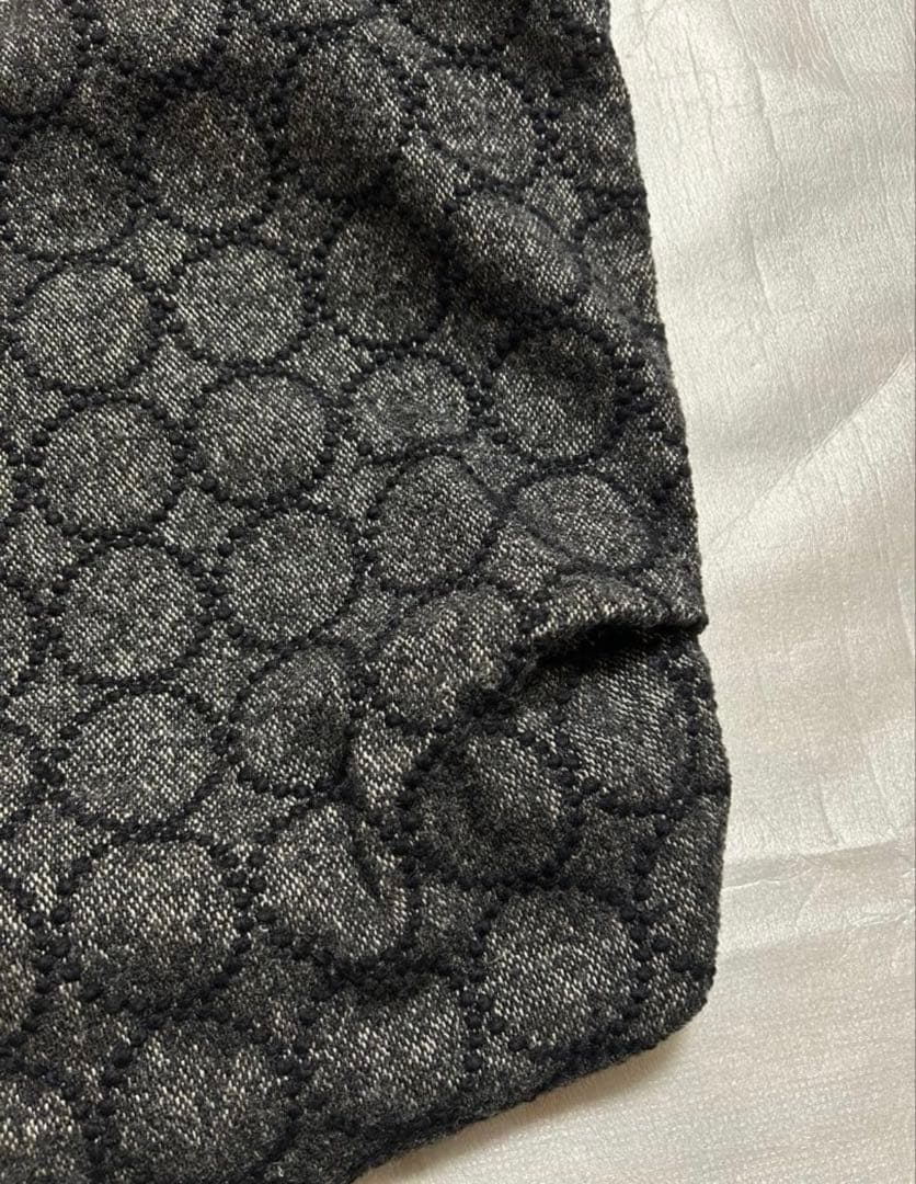 新品タグ付 ミナペルホネン ウール混タンバリン 2wayショルダーバッグ 大