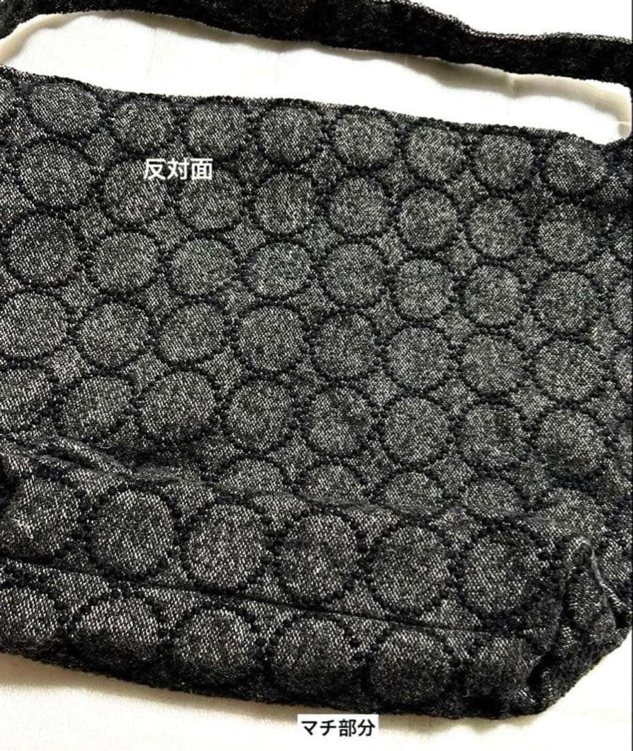 新品タグ付 ミナペルホネン ウール混タンバリン 2wayショルダーバッグ 大