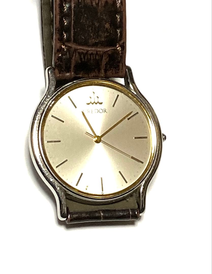 【美品】高級SEIKO CREDORメンズ腕時計シルバー/ゴールド