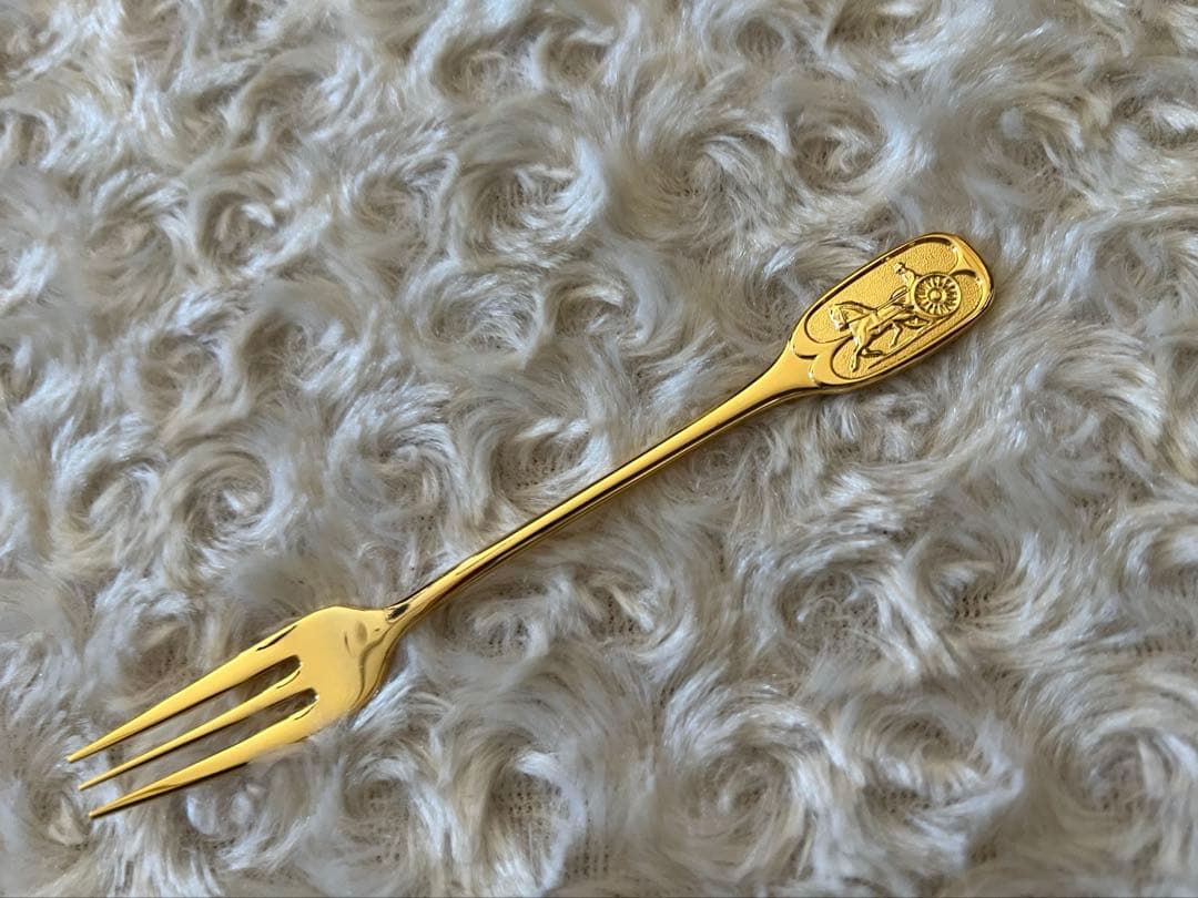 セリーヌ　カトラリーセット　フォークセット〈５本セット〉金仕上げ