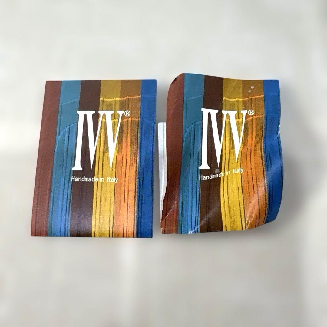 未使用】IVV ガラス皿 31㎝ ゴールド、シルバー2枚セット イタリア製