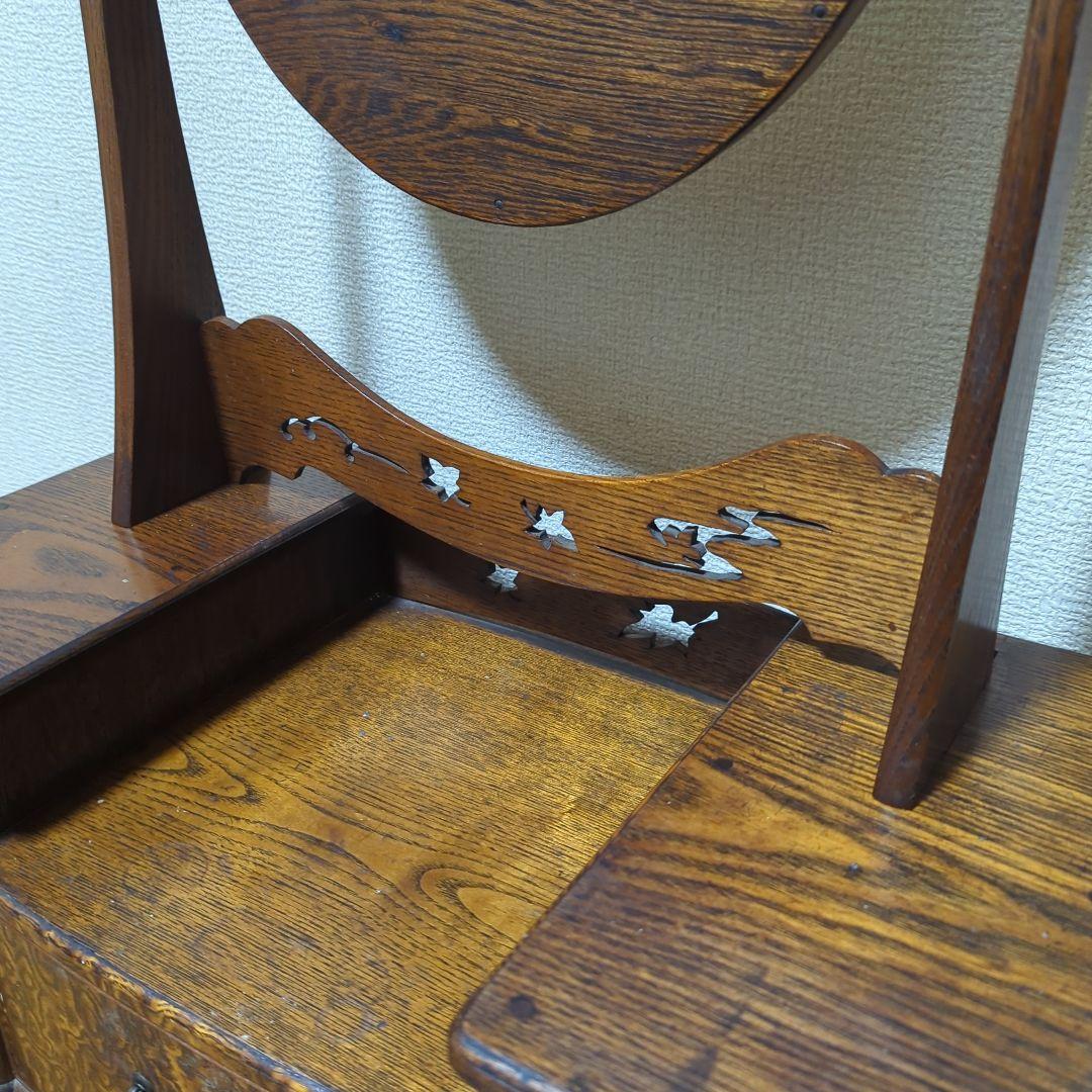 木製和風ドレッサー 化粧鏡 昭和レトロ 古民家 アンティーク - メルカリ