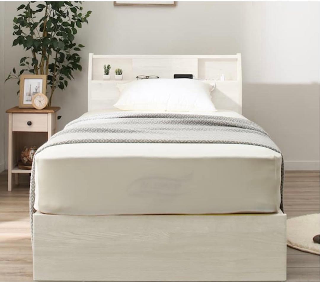 【引取限定】ニトリ シングルベッドフレーム アゲン3 チェスト