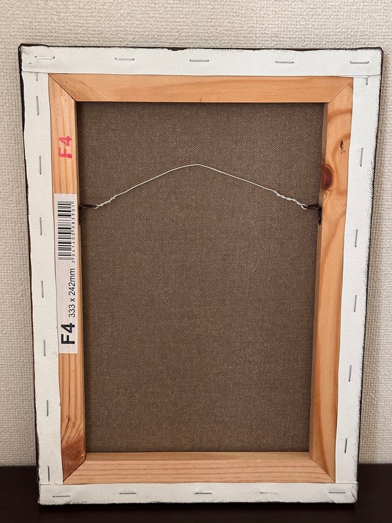 抽象画 女性物の後ろ姿