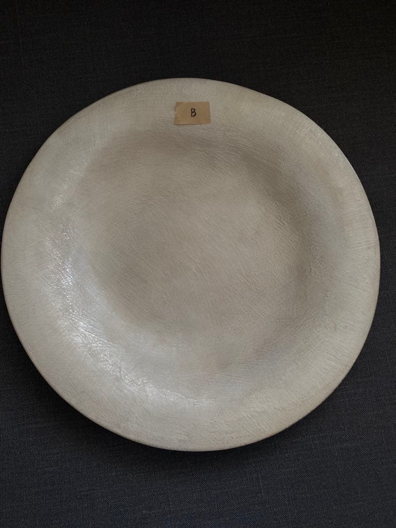 《お値下げ》田中直純さん　美品　銀彩プレート24cm×2枚