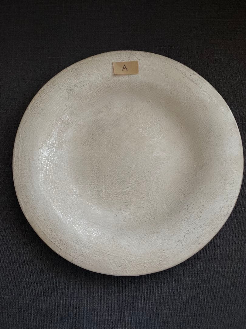 《お値下げ》田中直純さん　美品　銀彩プレート24cm×2枚