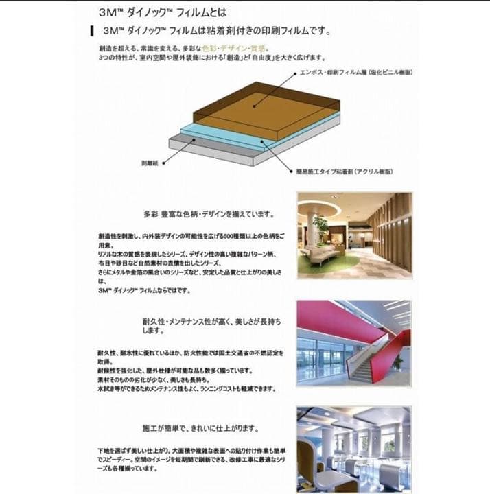 ダイノックシート　3M化粧シート