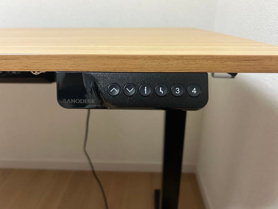 【新品同様】昇降デスク 120×60組立済　机　テーブル