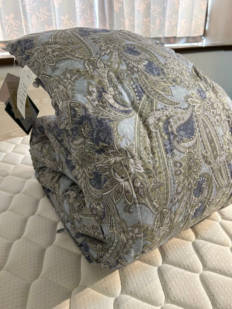 新品ふとん　サイクルダウン増量1.3kgシングル抗菌仕立て