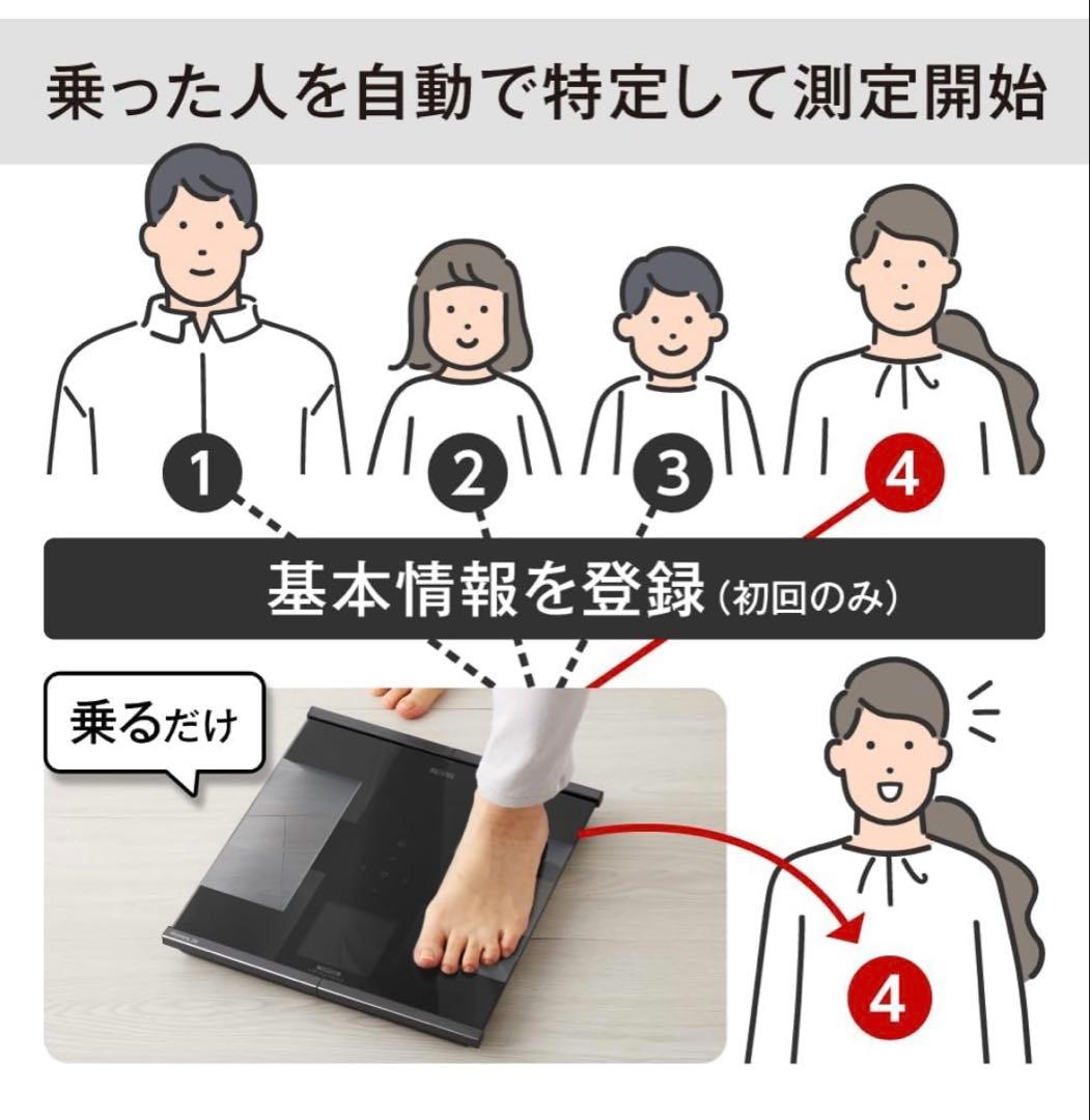 TANITA 体組成計 RD-931L-BK