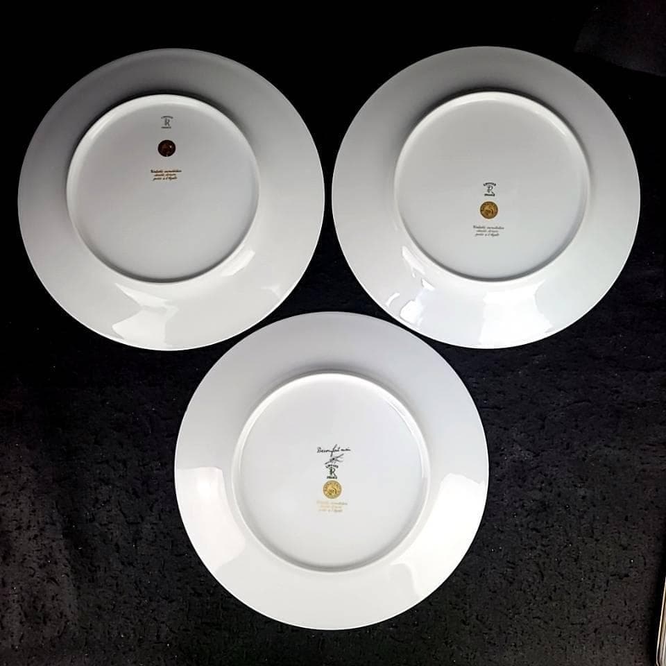 ♪美品♪レイノー　リモージュ　金彩　コバルトブルー　ディナープレート　6枚 7