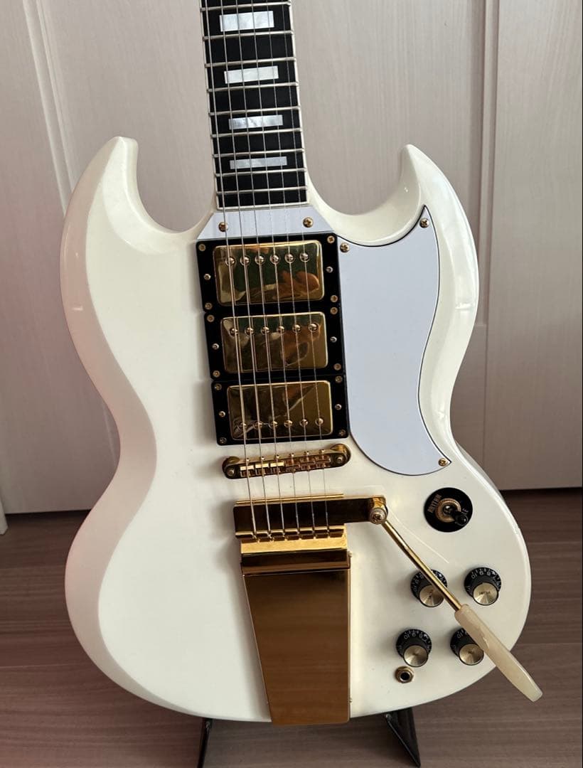 (中古)SG custom type 3PU マグナムロック アイボリーホワイト