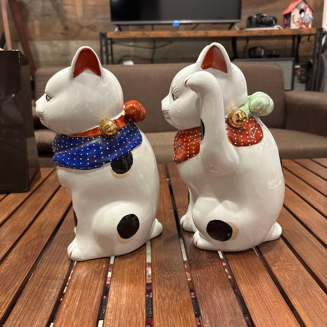 招き猫 2匹セット