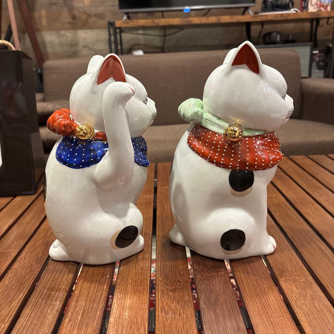 招き猫 2匹セット