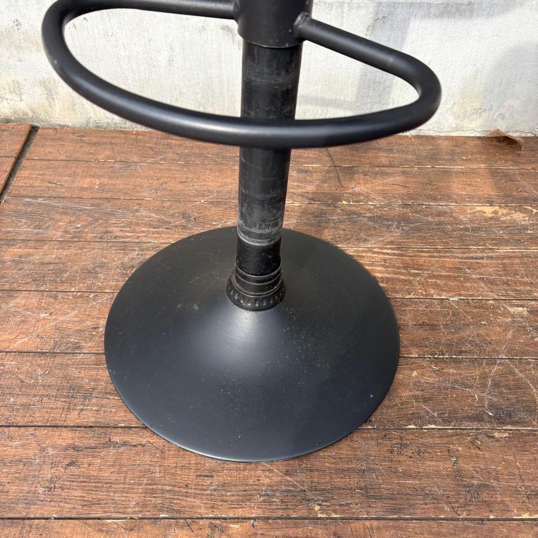 北欧レトロ キルティングレザー 回転式 カウンターチェア バーチェア