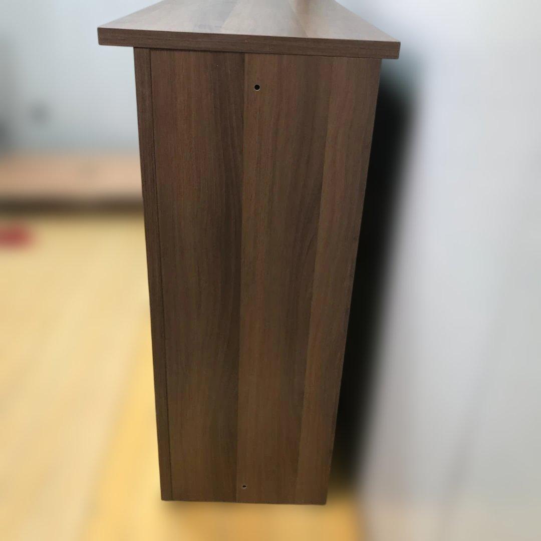 送料無料 木目調 レジカウンター 受付台 ブラウン 店舗 事務所 88277