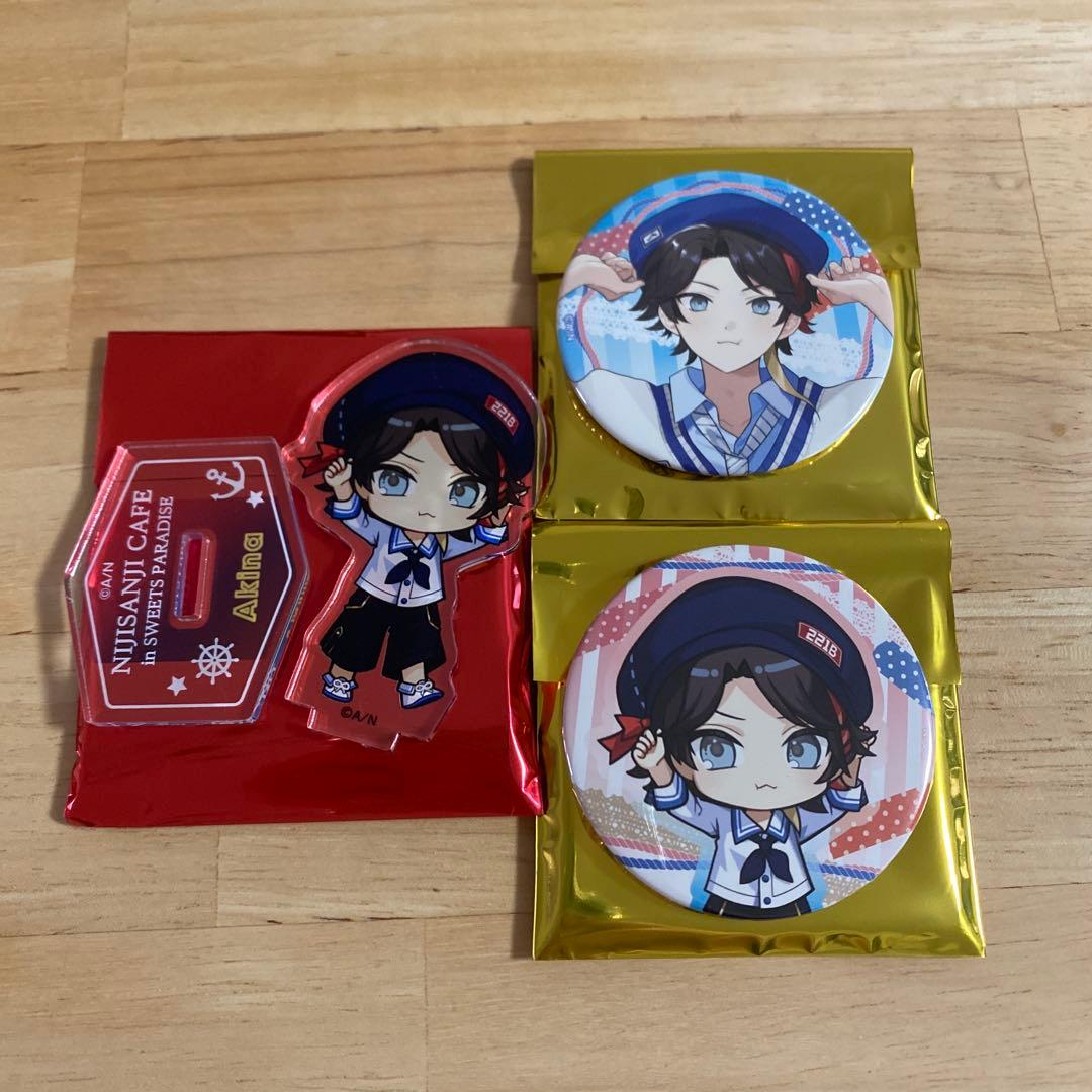 にじさんじ スイパラ アクリルスタンド 缶バッジ 三枝明那 - メルカリ