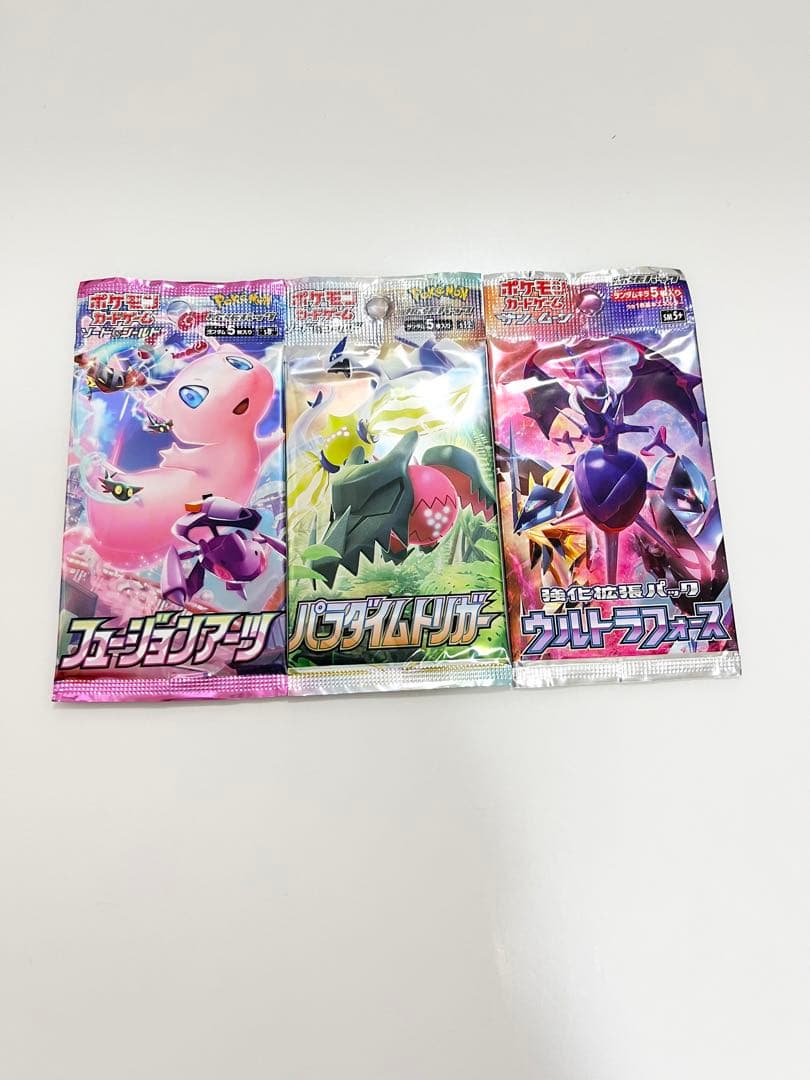 ポケモンカード未開封パックフュージョンアーツパラダイムトリガーウルトラフォース