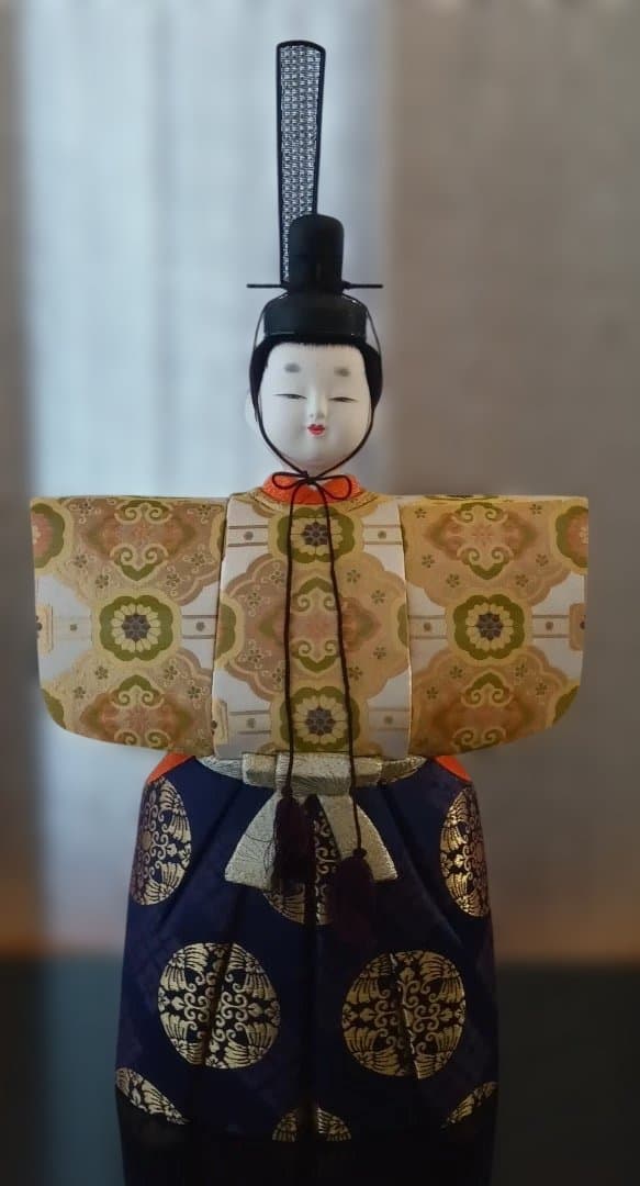 江戸木目込人形　雛人形　朱礼