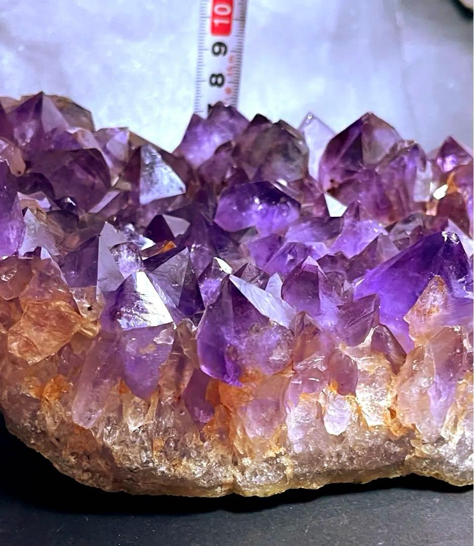 大粒！ アメジストクラスター　天然石　原石　3.6kg 貴重