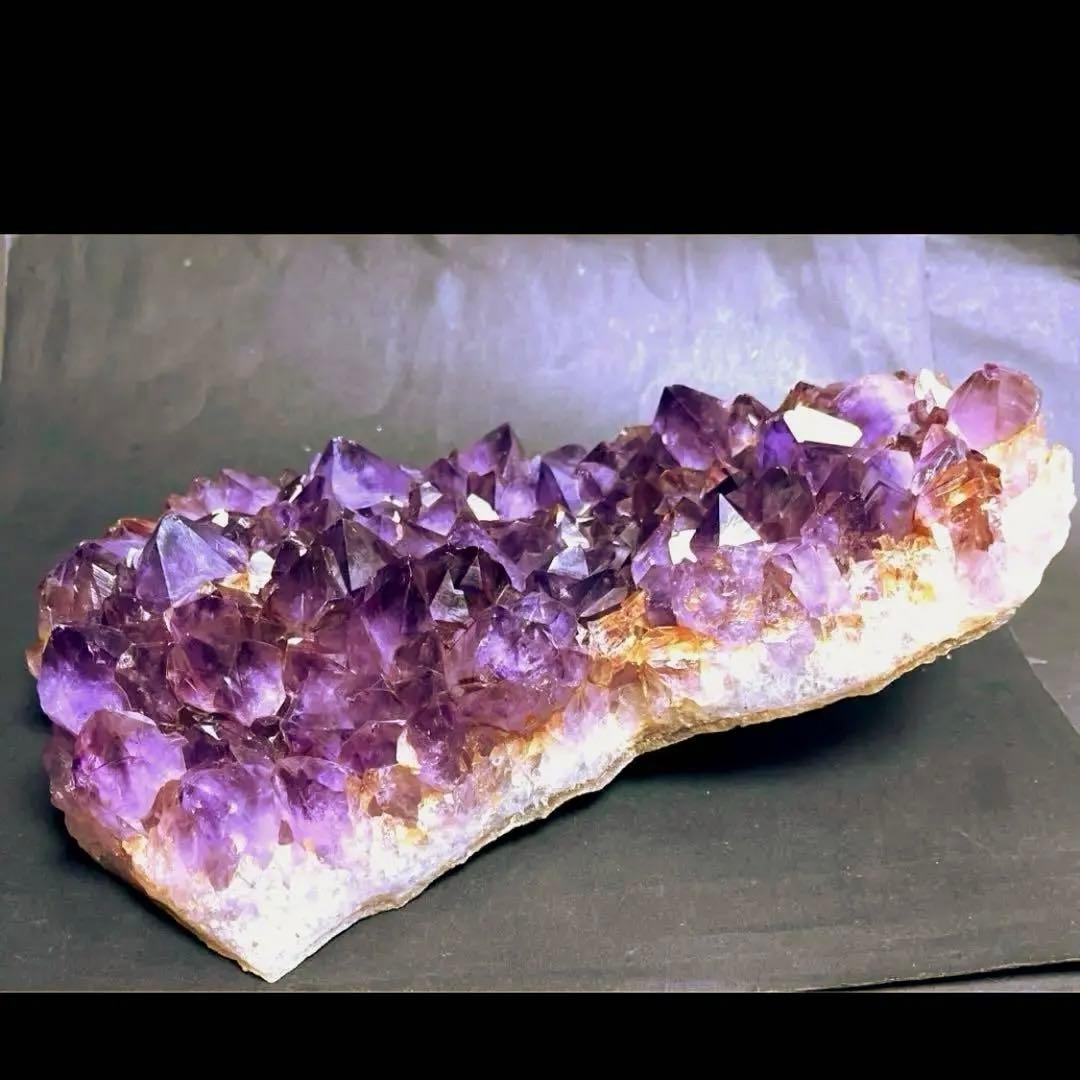 大粒！ アメジストクラスター　天然石　原石　3.6kg 貴重