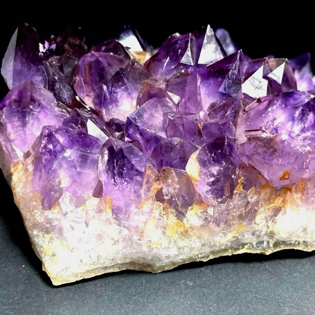 大粒！ アメジストクラスター　天然石　原石　3.6kg 貴重