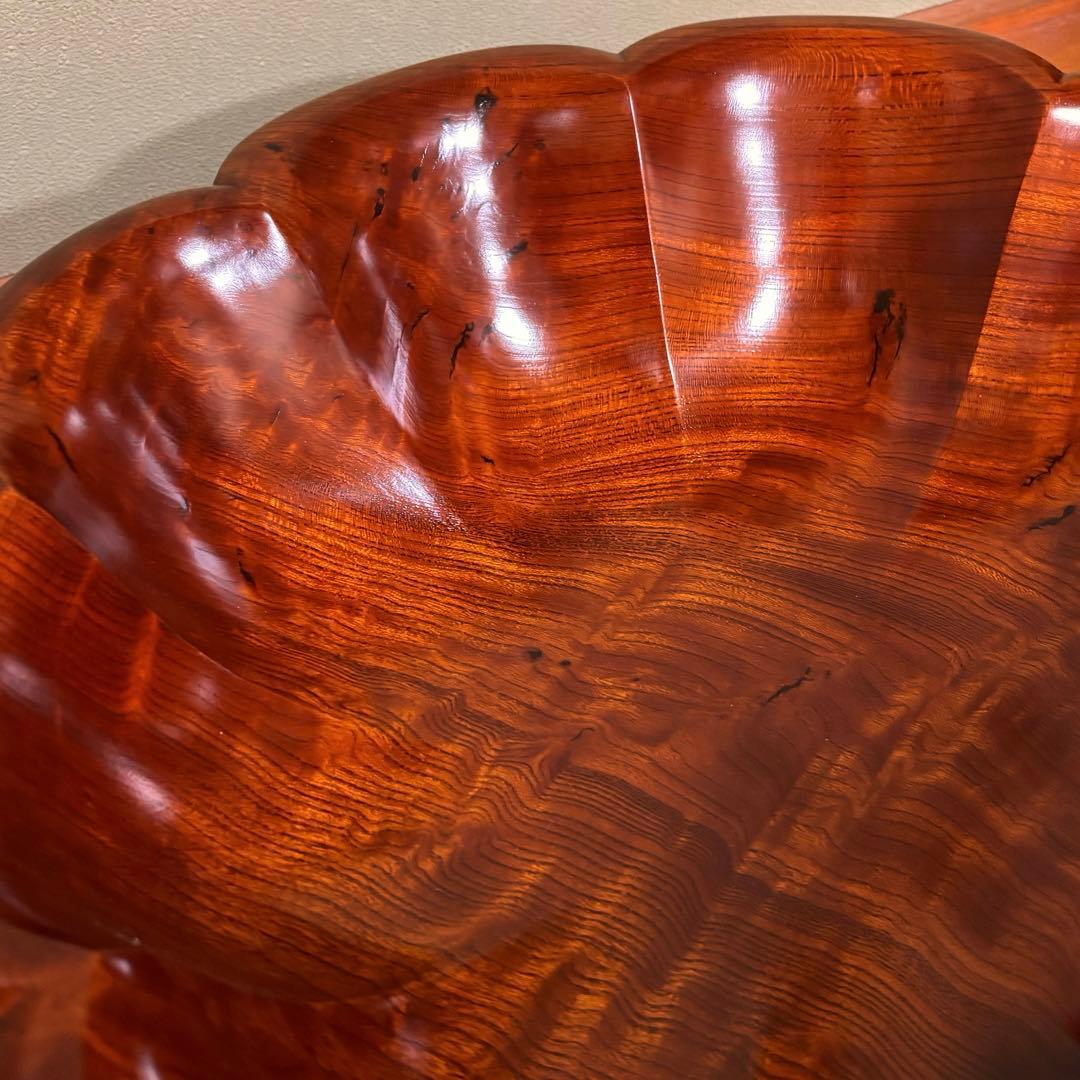 欅拭漆盛鉢 菜畠　雅代　漆器