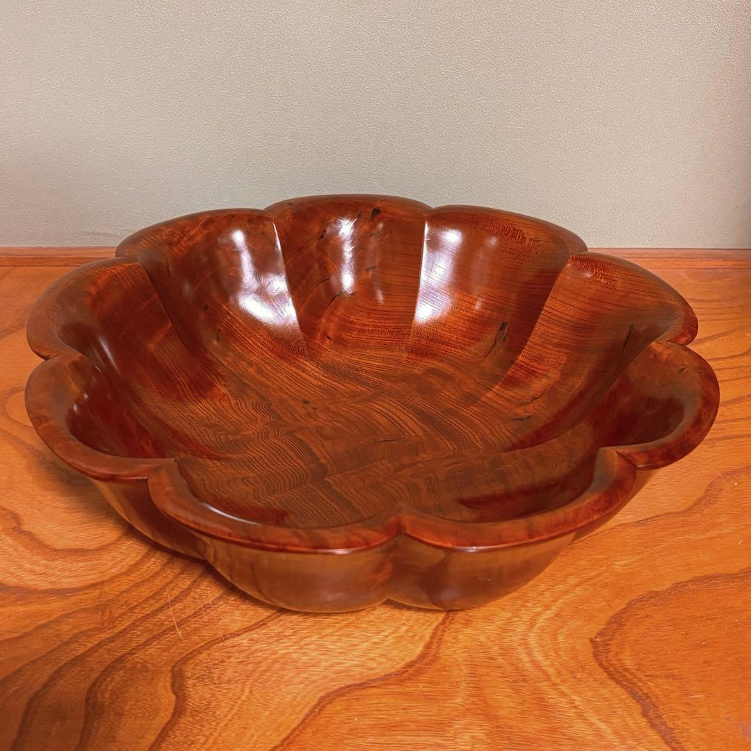 欅拭漆盛鉢 菜畠　雅代　漆器