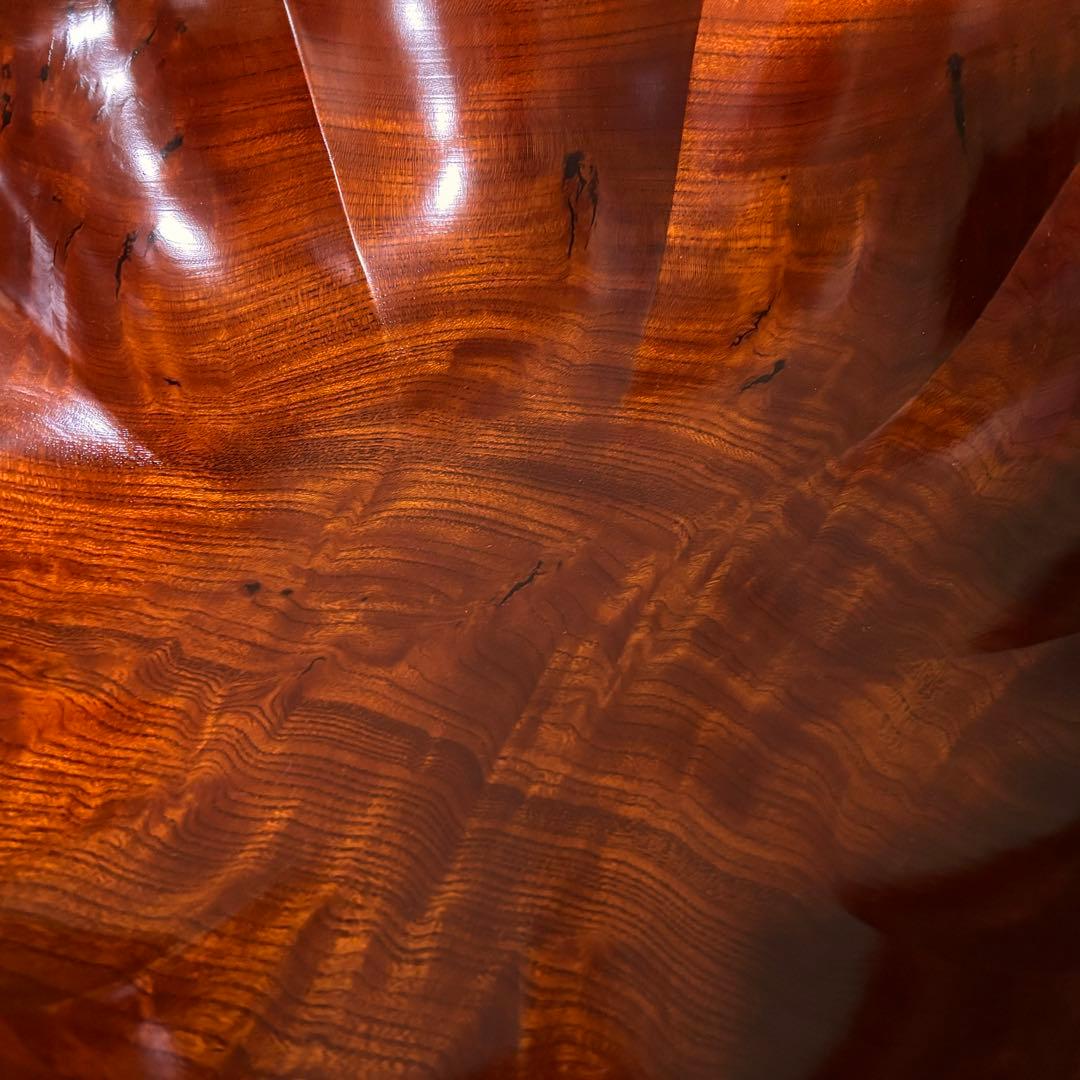 欅拭漆盛鉢 菜畠　雅代　漆器