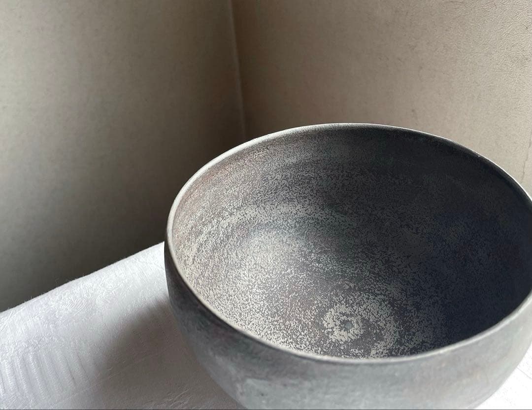 ★ 大浦裕記　黒錫　中鉢　鉢　ボール