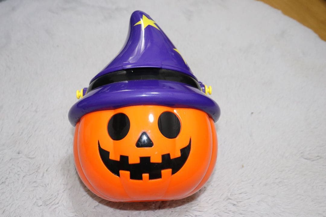 USJ限定 ハロウィン ポップコーンバケツ 」カボチャ型収納ボックス