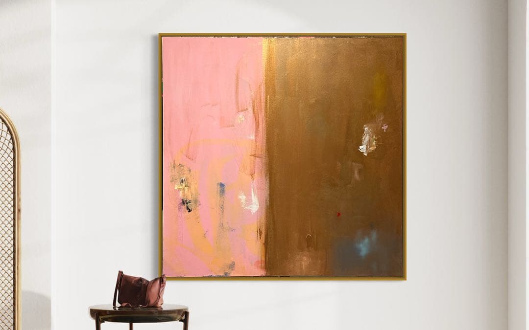 アクリル画　抽象画　abstract art 現代アート　大型　新品