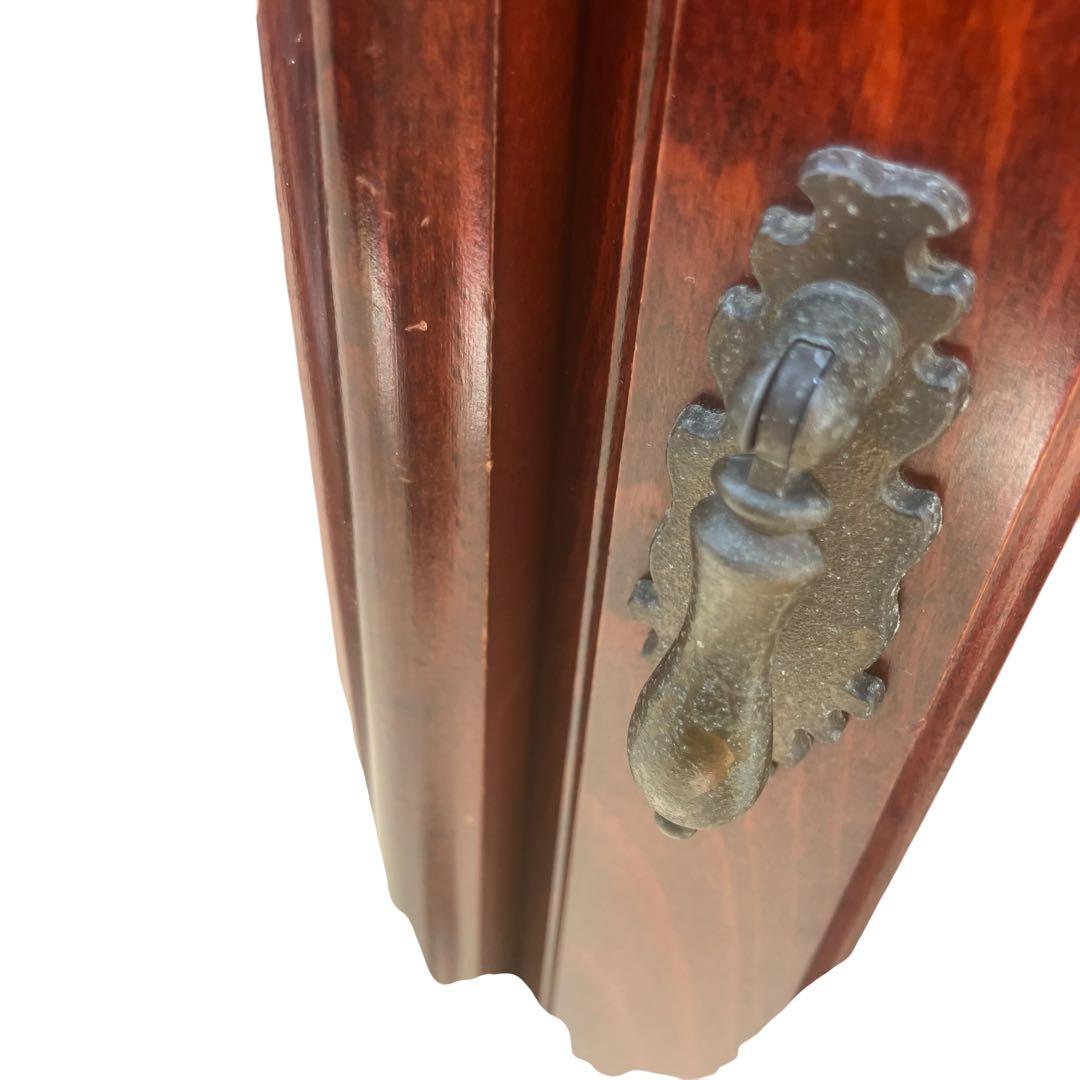 高級 無垢 四方棚 飾り棚 オープラック 収納家具 スリム棚　ヴィンテージ