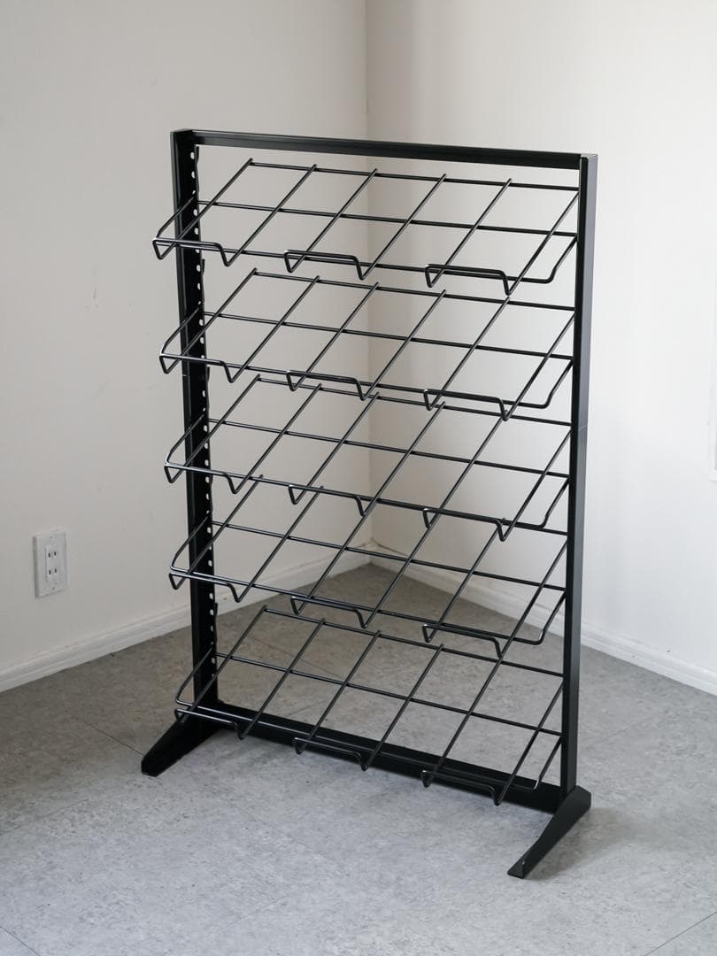 \"SANYO\" ワイヤー マガジンラック / スチールラック ミニマル モダン