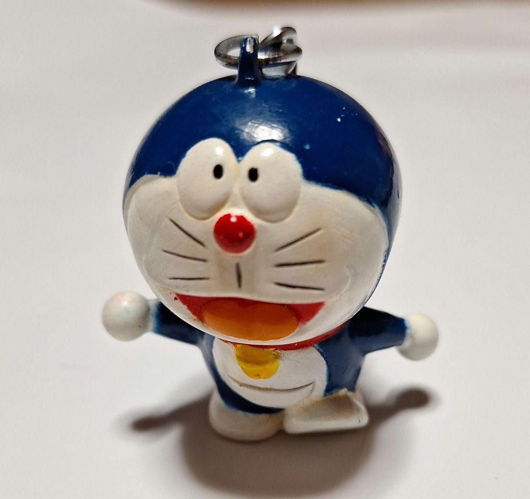 昭和レトロ】 ドラえもん キーホルダー 希少 藤子 小学舘 テレビ朝日