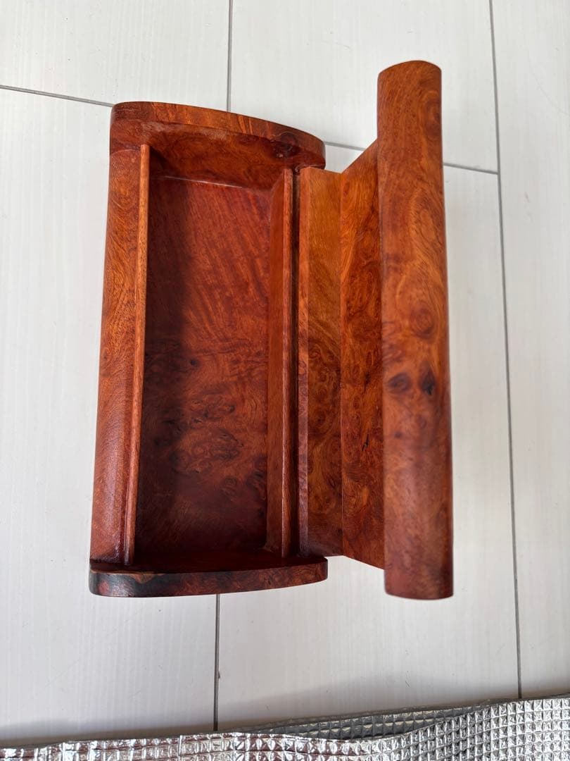 新品】花梨 瘤杢 無垢材 ジュエリーボックス⭐️小物入れ⭐️宝石箱