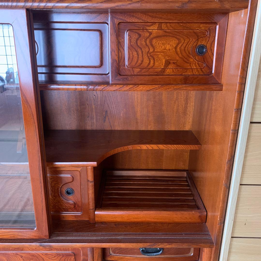 和風飾り棚　茶箪笥